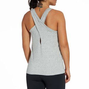 CALIA by Carrie Underwood Cross Back Tank- GRAY